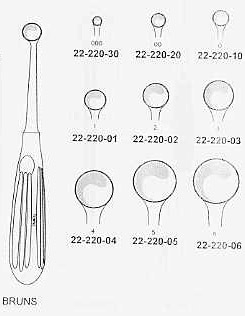 Bruns Bone Size 2 Curette